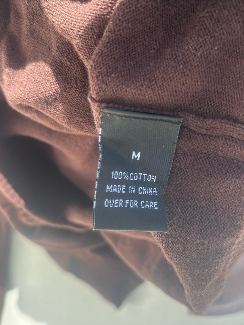 Y2K Byer California Dark Brown Cropped Button-Front Cardigan - Picture 3 of 4